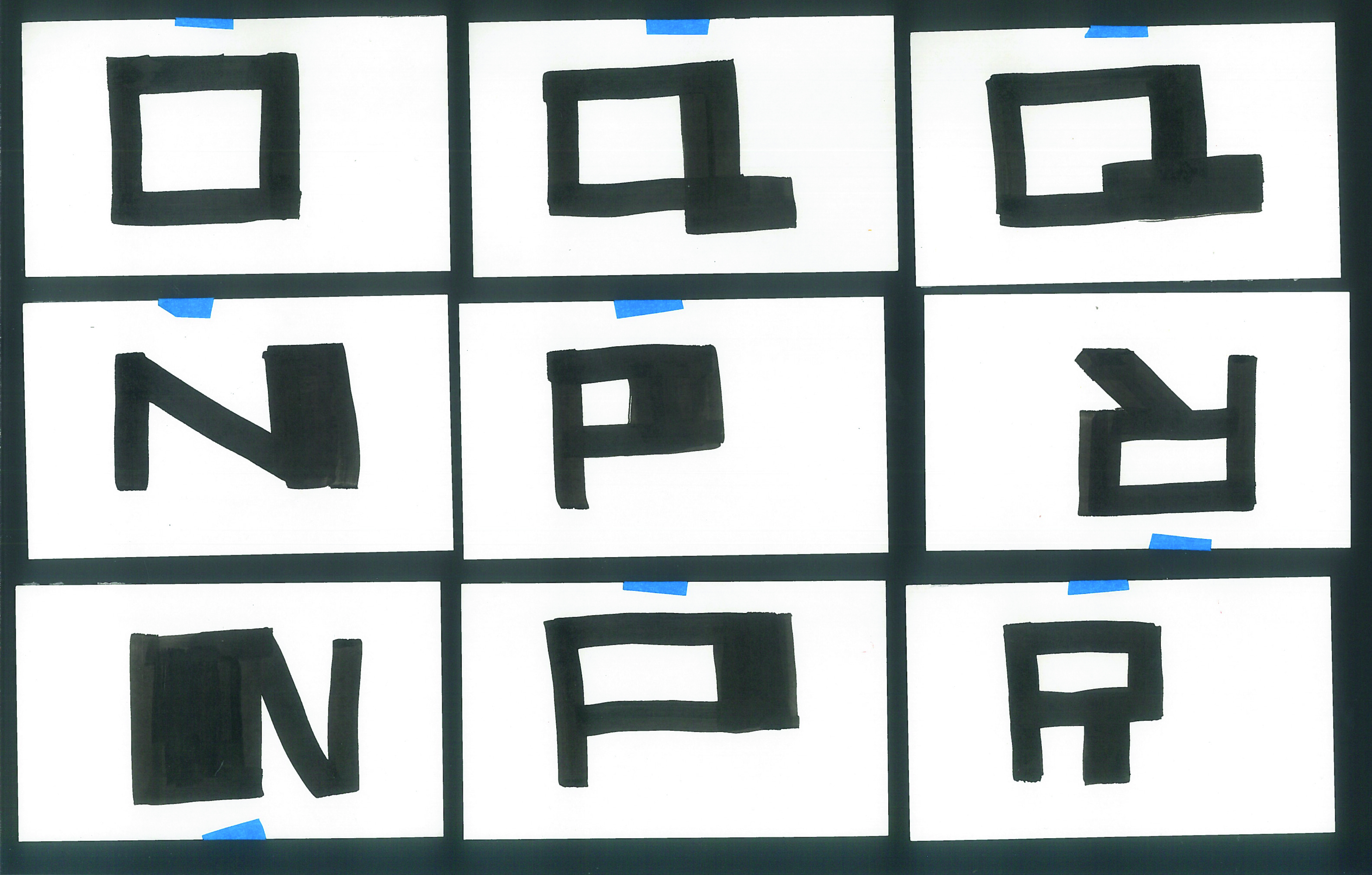 Draft typeface image five