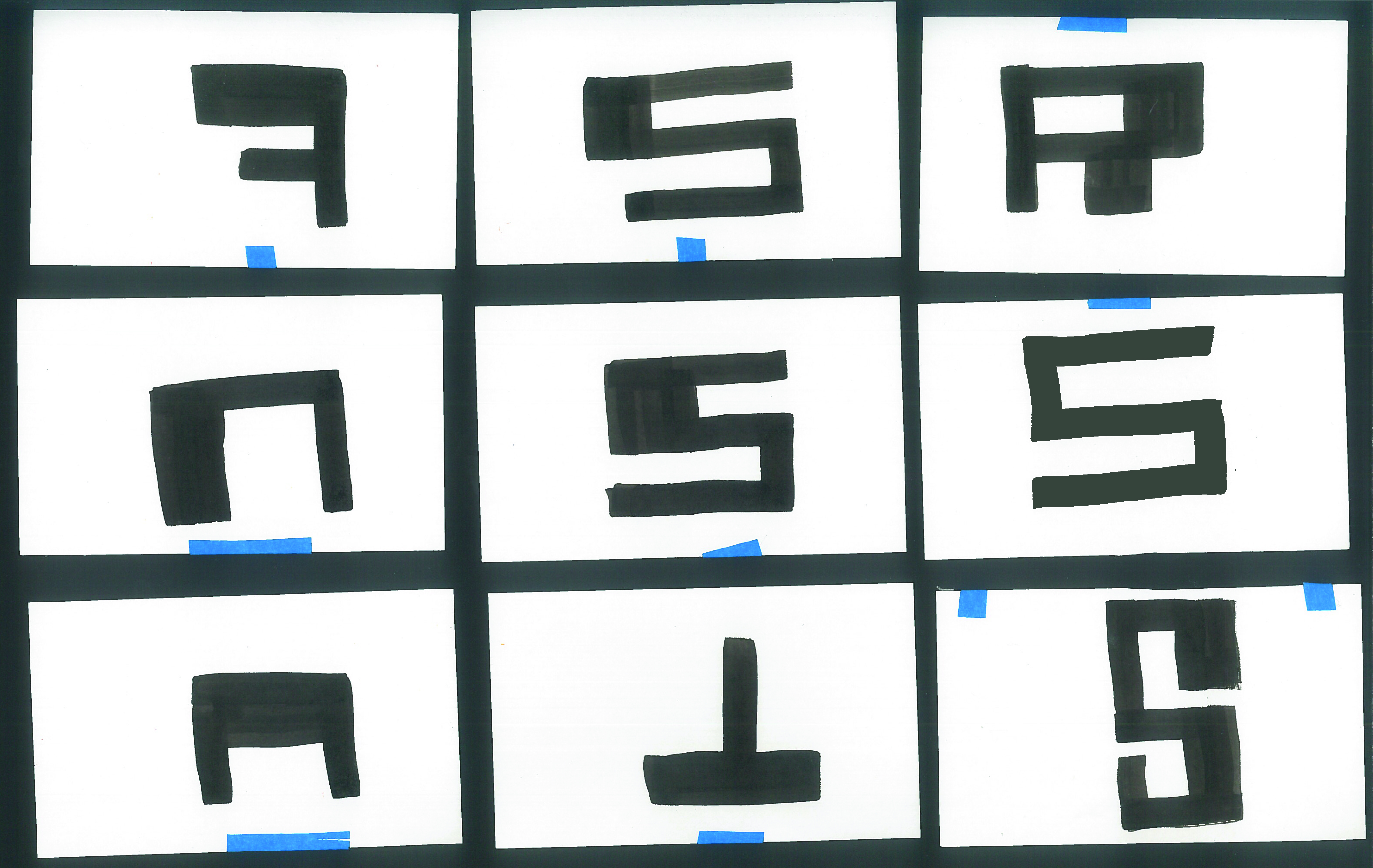 Draft typeface image six