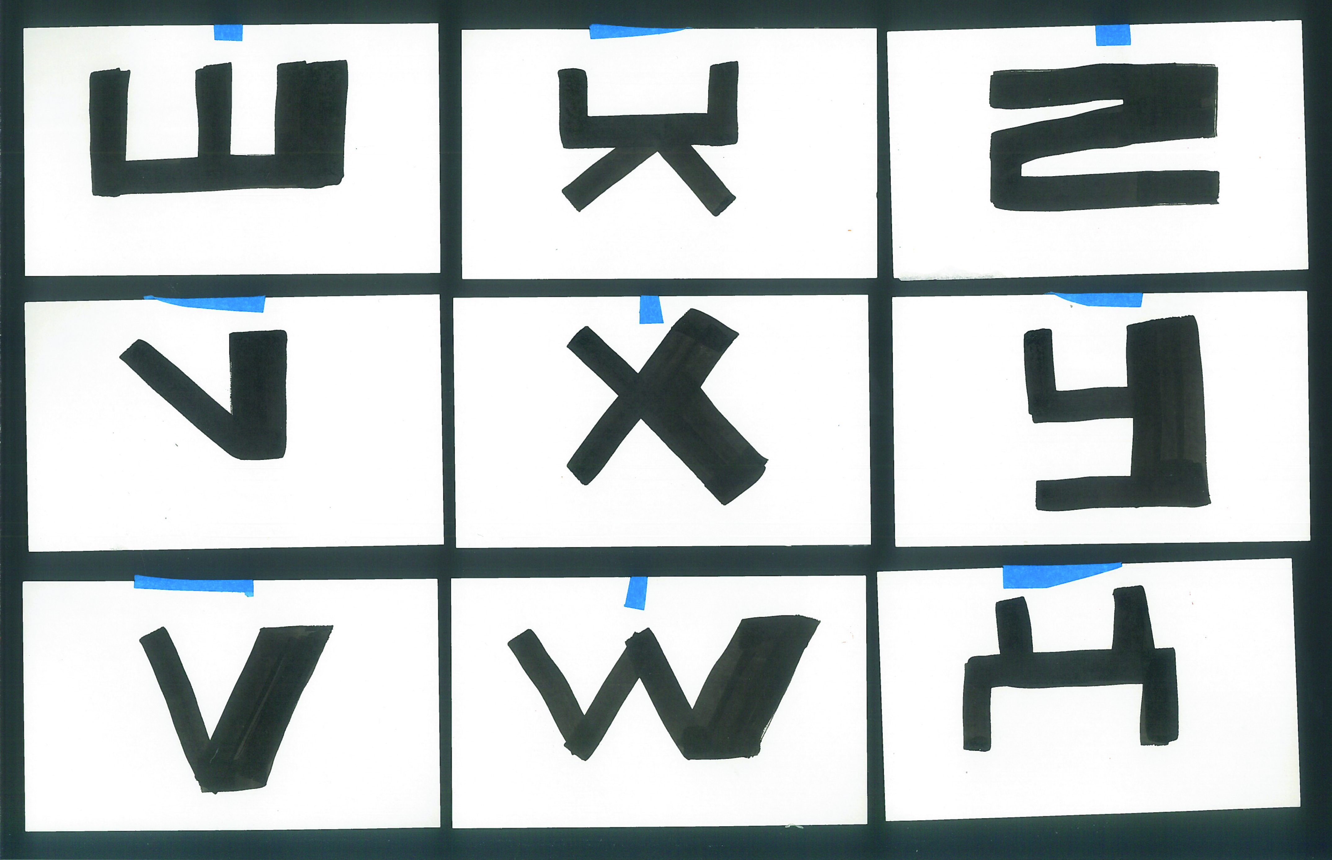 Draft typeface image seven