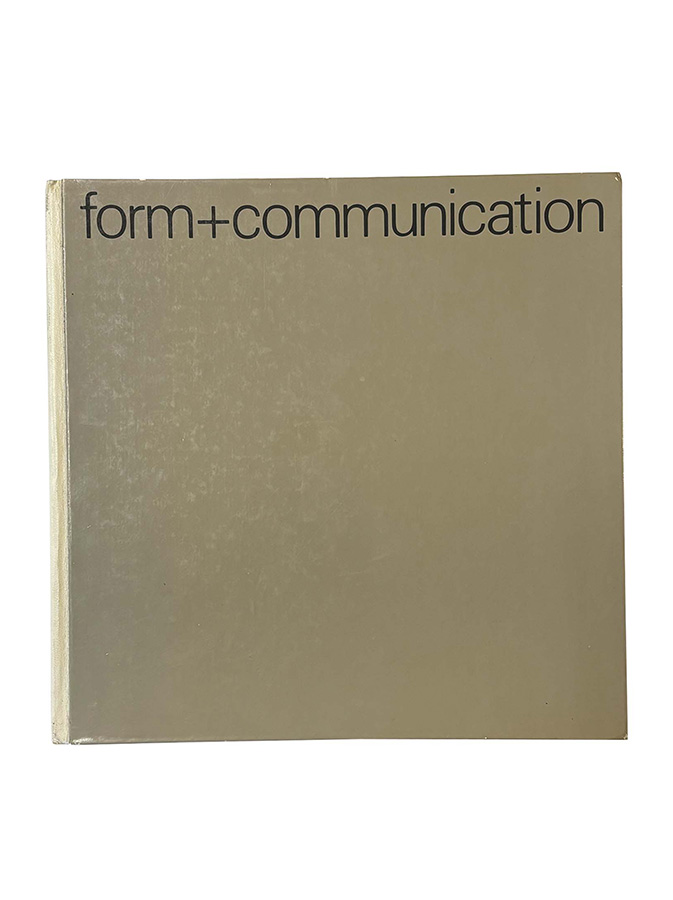 Form + Communication book cover