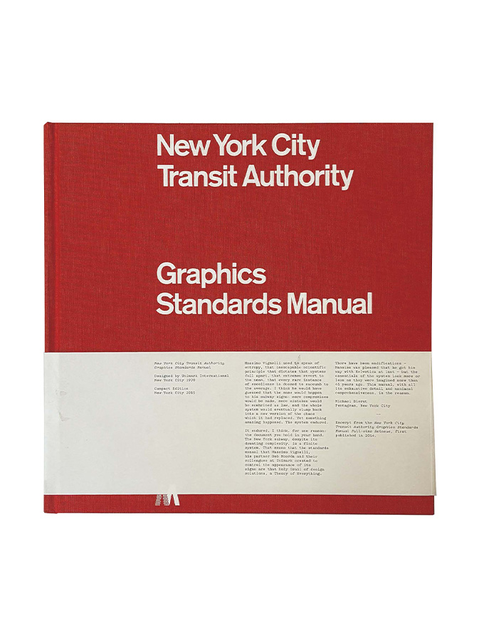 New York City Transit Authority: Graphic Standards Manual book cover
