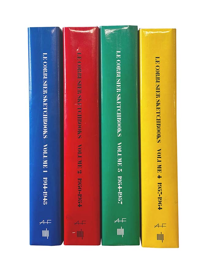 Le Corbusier Sketchbooks Vol. 1-4 book cover